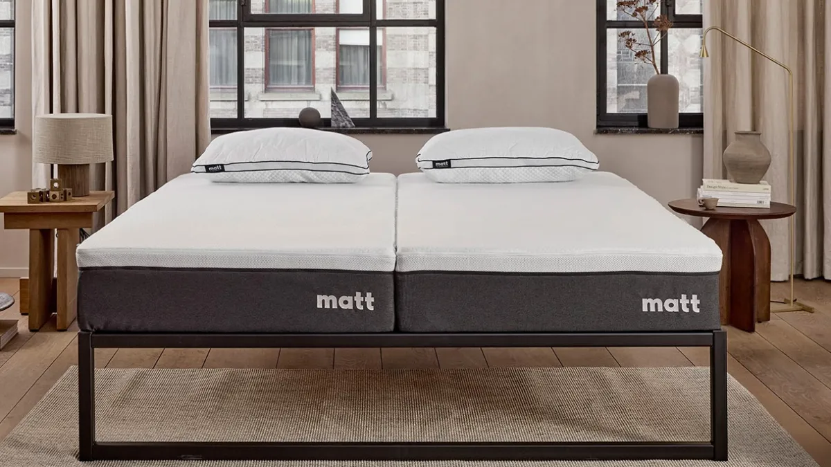 Sale Matt Sleeps Aanpasbaar Hybrid Pro matras antraciet