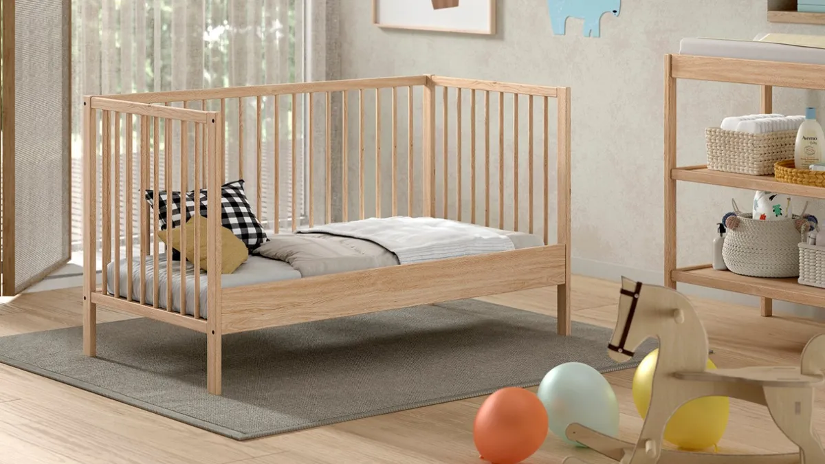 Discount Vipack Babyledikant Dino 70x140 naturel