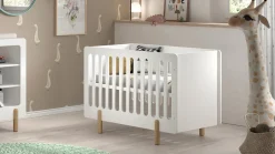 Outlet Vipack Babyledikant Smile met verzorgingstafel wit