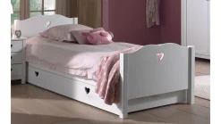 Online Vipack Bed Amori met slaaplade wit