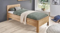 B Bright Bed Bienne Rondo bianco eiche