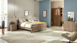 Sale B Bright Bed Bienne Tradi uitrijdbaar truffel eiken