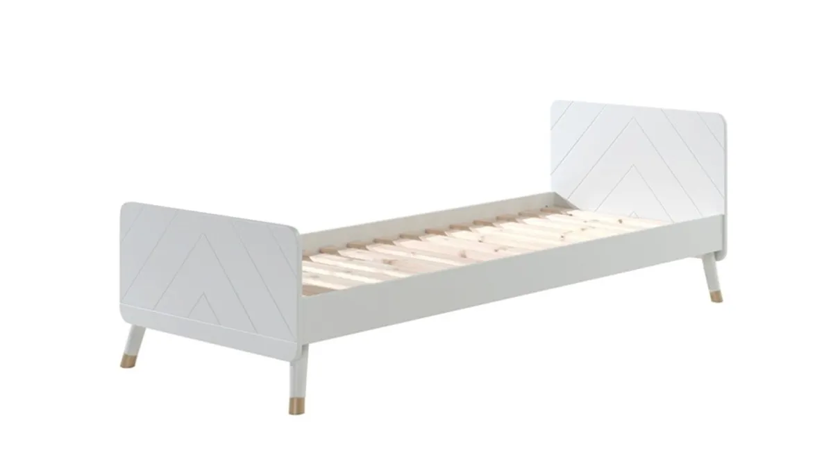 Discount Vipack Bed Billy met nachtkast wit