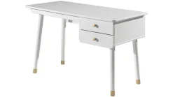 Clearance Vipack Bed Billy met nachtkast en bureau white