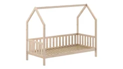 New Vipack Bed Cabane met hekje naturel