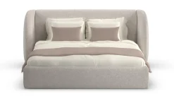 Outlet Karlsson Bed Cove - Fine bouclé light grey