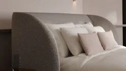 Outlet Karlsson Bed Cove - Fine bouclé light grey