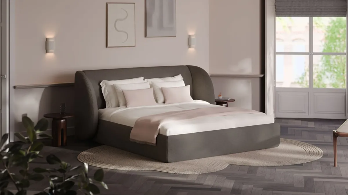 New Karlsson Bed Cove - Wool look dark grey