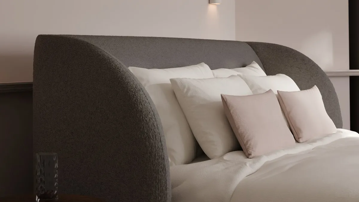 New Karlsson Bed Cove - Wool look dark grey