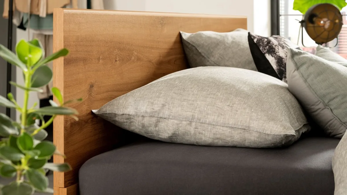 Clearance B Bright Bed Craft met lattenbodems Bossflex 400 en Maxi Plus Touch matras eiken