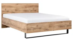 Discount B Bright Bed Craft met lattenbodems Bossflex 400 en Maxi Plus Pure matrassen eiken