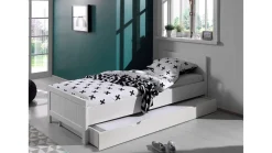 Sale Vipack Bed Erik met slaaplade wit