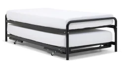 Discount Maxi Bed met onderschuifbed Doppia zwart
