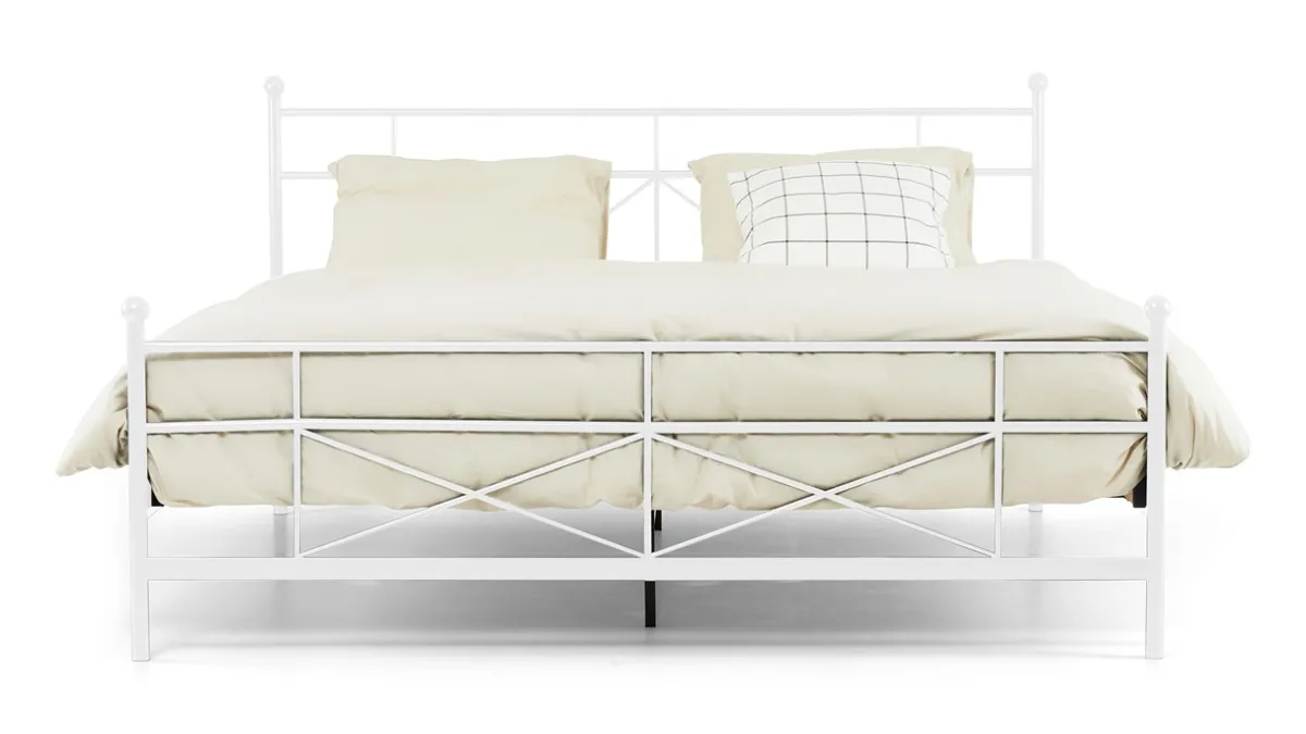 Clearance Maxi Bed Milano 2-persoons wit