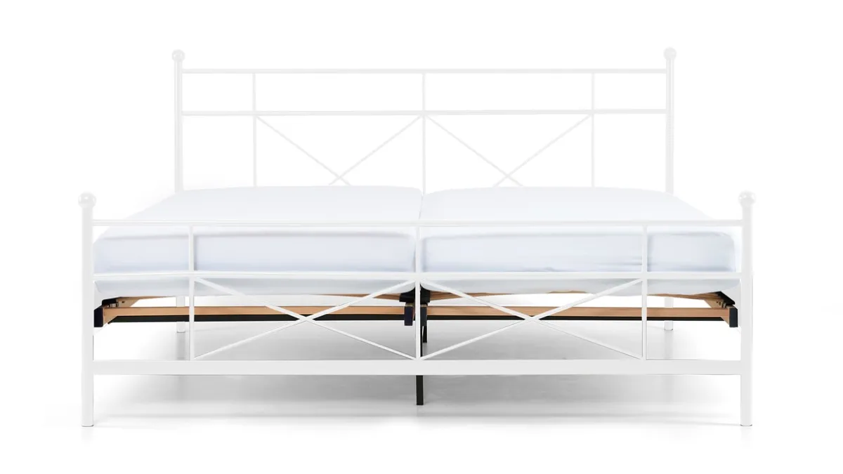 Clearance Maxi Bed Milano 2-persoons wit
