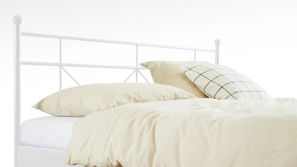 Clearance Maxi Bed Milano 2-persoons wit
