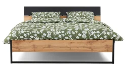 Online Maxi Bed Oakham oak wotan/black