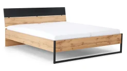Online Maxi Bed Oakham oak wotan/black