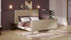 Sale B Bright Bed Ruby - Linen touch beige