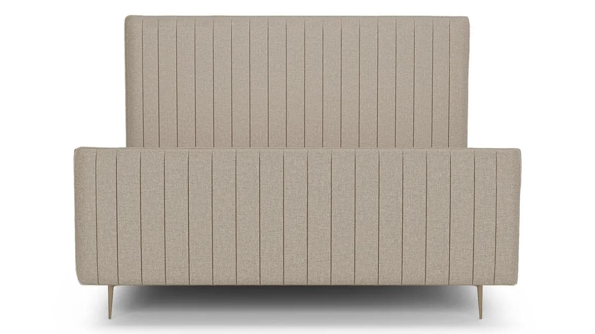 Sale B Bright Bed Ruby - Linen touch beige