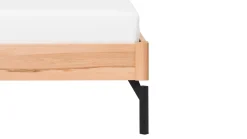 Hot Karlsson Bed Sky met hoofdbord hout en poten metaal beuken