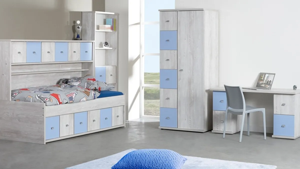 Outlet Maxi Bedkast Lagoon licht eiken