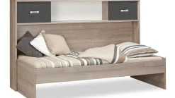 Best Maxi Bedkast Pep eiken/donkergrijs