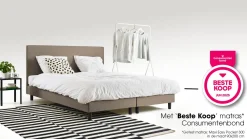 New Maxi Box Ambra met Easy Pocket 300 matras taupe