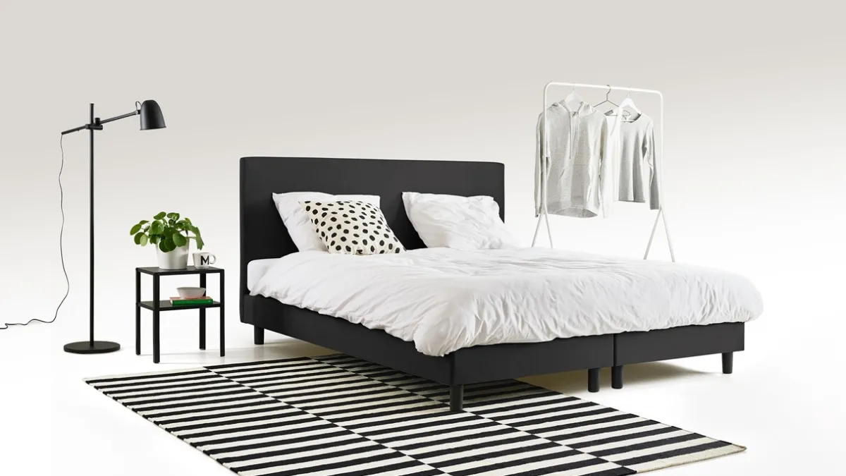 Sale Maxi Box Ambra met Silver Pocket Deluxe Foam matras dark grey