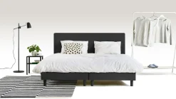 Sale Maxi Box Ambra met Silver Pocket Deluxe Foam matras dark grey