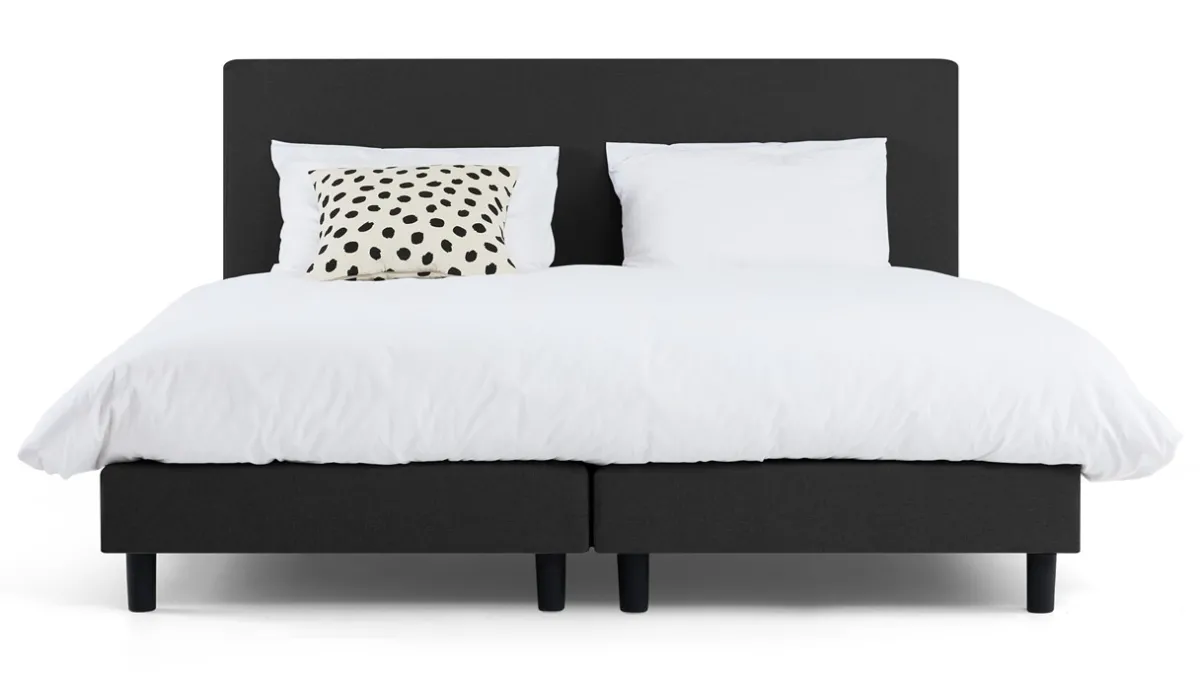 Sale Maxi Box Ambra met Silver Pocket Deluxe Foam matras dark grey