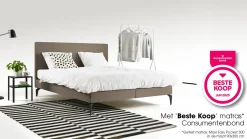 Best Maxi Boxspring Cisano met Easy Pocket 300 matras taupe