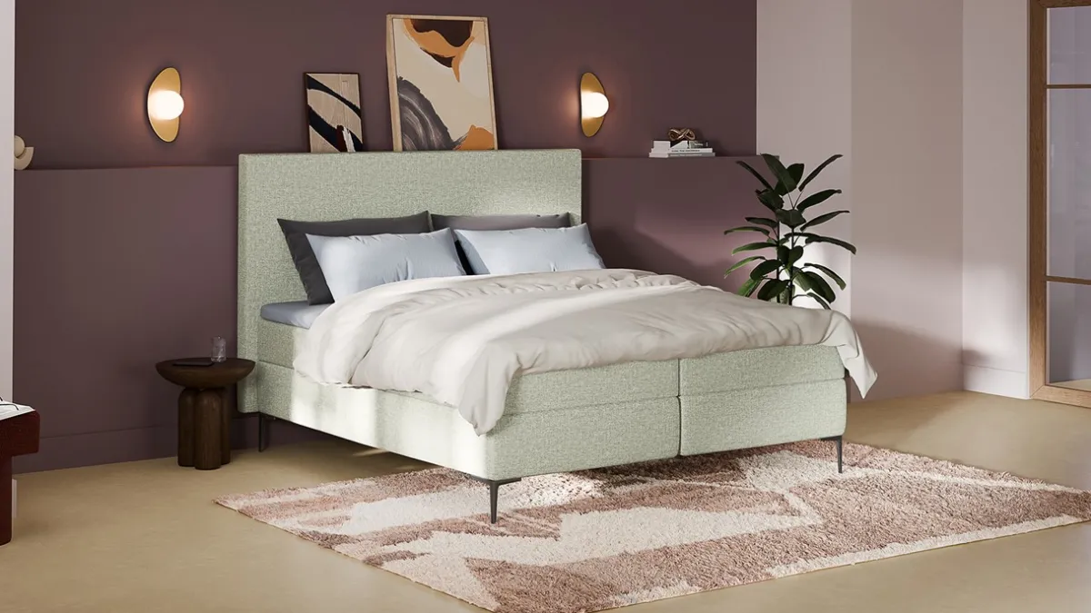 Best B Bright Boxspring Emerald - Bold touch green