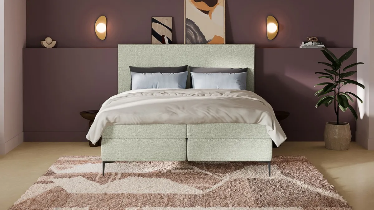 Best B Bright Boxspring Emerald - Bold touch green