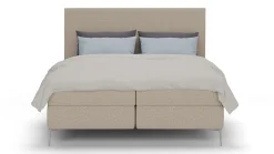 Hot B Bright Boxspring Emerald - Linen touch beige