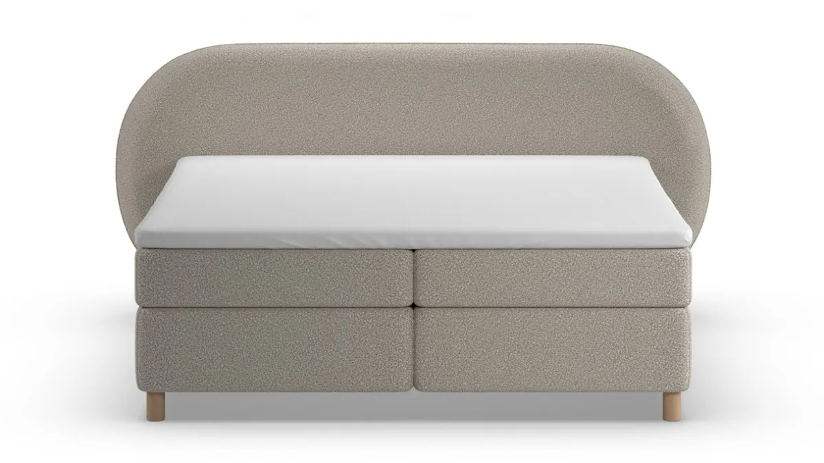Sale Karlsson Boxspring Flow - Wool look natural