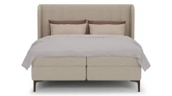 Discount B Bright Boxspring Ivory - Linen touch beige