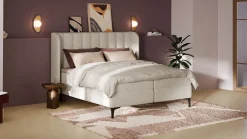 Outlet B Bright Boxspring Ivory - Pure touch natural