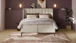 Outlet B Bright Boxspring Ivory - Pure touch natural