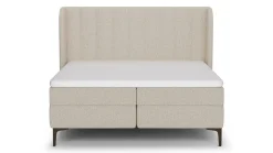 Discount B Bright Boxspring Ivory - Soft teddy off white