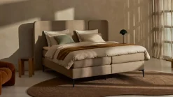 New Karlsson Boxspring Mesa - Soft suede liver