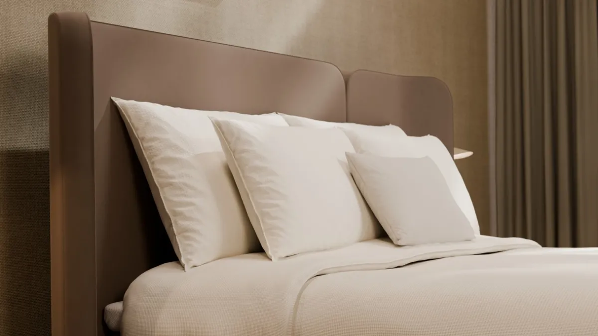 New Karlsson Boxspring Mesa - Soft suede liver