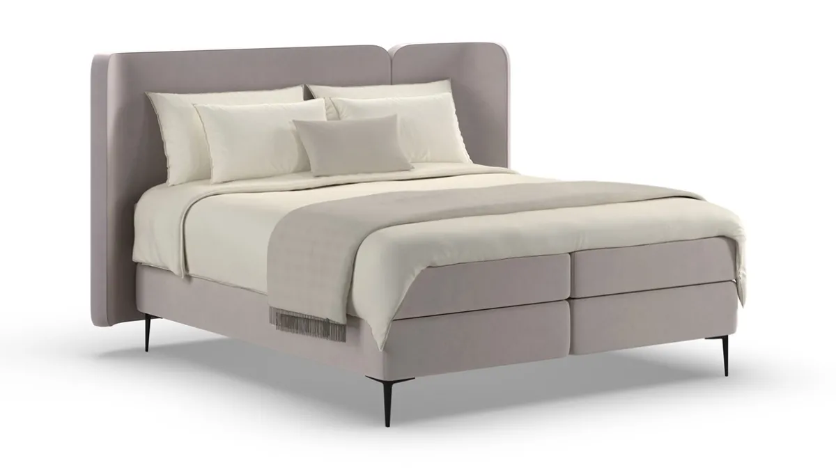 Best Karlsson Boxspring Mesa - Warm wool grey