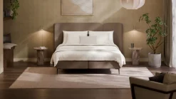 Sale Karlsson Boxspring Mesa met Kårlsson Excellence matras - Soft suede liver