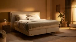 Clearance M line Boxspring Prestige zonder matras natural linen