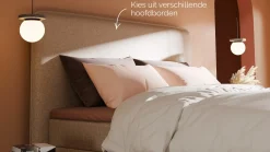 Online B Bright Boxspring Quartz - Linen touch beige