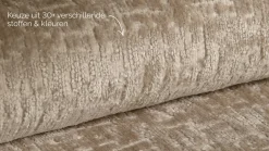 New B Bright Boxspring Quartz - Velvet motif beige
