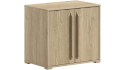 Discount Vipack Commode 2 deuren voor halfhoogslaper Sam eik