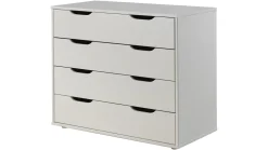 Online Vipack Commode 4 laden Pino/Scott wit