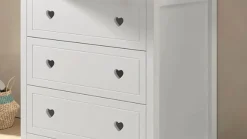 Sale Vipack Commode Amori met opzetstuk wit